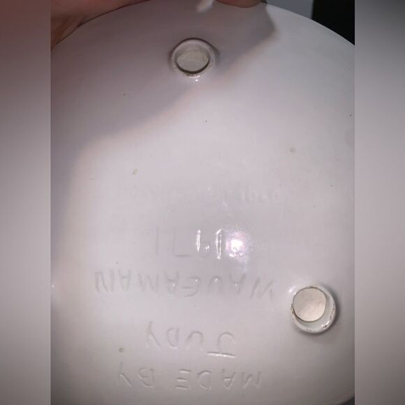 Vintage 1971 Mouse W/ Cheese Appetizer Snack Plate Kitsch Handmade Ceramic Dish - Picture 2 of 6